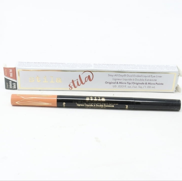 MAI TAI and INTENSE BLACK NIB Stila Stay All Day Dual Ended Liquid Eyeliner - Picture 5 of 16